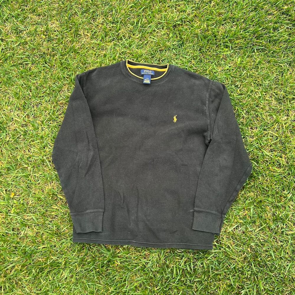 Polo ralph lauren waffle knit mens size L Large